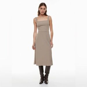 NWT Aritzia Wilfred Beige Aperature Dress
